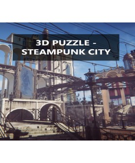 3D PUZZLE - Steampunk City Steam Key GLOBAL